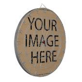 Gepersonaliseerd Eigen Foto & Tekst Dartbord (Voorkant Links)