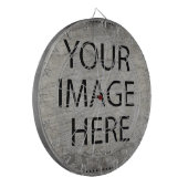 Gepersonaliseerd Eigen Foto & Tekst Dartbord (Voorkant Links)