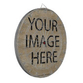 Gepersonaliseerd Eigen Foto & Tekst Dartbord (Voorkant Links)