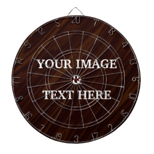 Gepersonaliseerd Eigen Foto & Tekst Dartbord