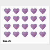 Gepersonaliseerd Eigen Foto & Tekst Hart Sticker (Vel)