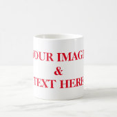 Gepersonaliseerd Eigen Foto & Tekst Koffiemok (Center)
