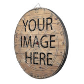 Gepersonaliseerd Eigen Foto & Tekst Maken Dartbord (Voorkant Rechts)