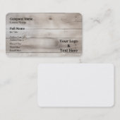 Gepersonaliseerd Eigen Logo & Tekst Visitekaartje (Voorkant / Achterkant)