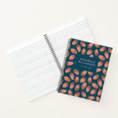 Gepersonaliseerd eikelpatroon notitieboek (Binnen)