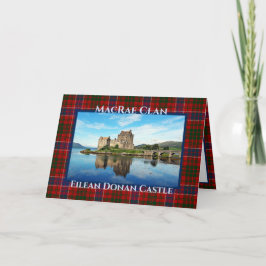 Gepersonaliseerd Eilean Donan Castle - MacRae Clan Kaart