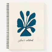 Gepersonaliseerd Elegant Bloom Notitieboek (Voorkant)