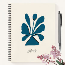 Gepersonaliseerd Elegant Bloom Notitieboek
