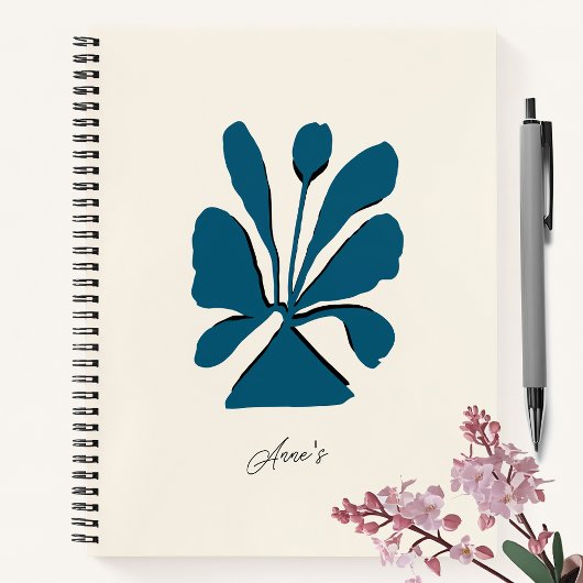 Gepersonaliseerd Elegant Bloom Notitieboek