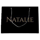 Gepersonaliseerd Elegant Bridal Party Groomsman Br Groot Cadeauzakje (Voorkant)