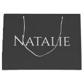 Gepersonaliseerd Elegant Bridal Party Groomsman Br Groot Cadeauzakje (Voorkant)