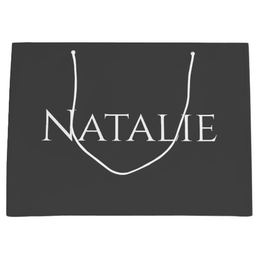 Gepersonaliseerd Elegant Bridal Party Groomsman Br Groot Cadeauzakje (Voorkant)