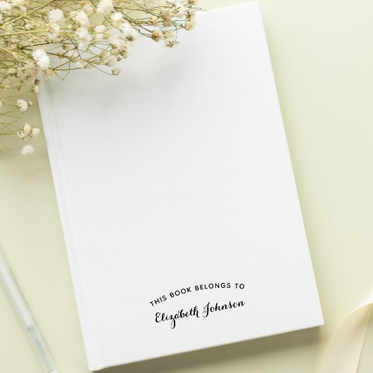 Gepersonaliseerd Elegant Dit boek behoort tot de n Zelfinktende Stempel