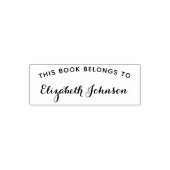 Gepersonaliseerd Elegant Dit boek behoort tot de n Zelfinktende Stempel (Design)