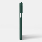 Gepersonaliseerd Elegant Emerald Green Monogram &  iPhone Hoesje (Rechterkant)