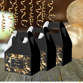 Gepersonaliseerd Elegant Goud Bedankdoosjes