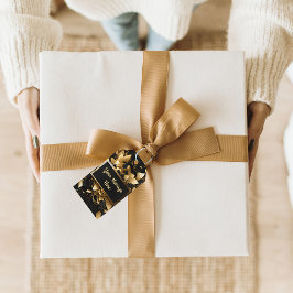 Gepersonaliseerd Elegant Goud Cadeaulabel