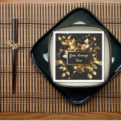 Gepersonaliseerd Elegant Goud Servet