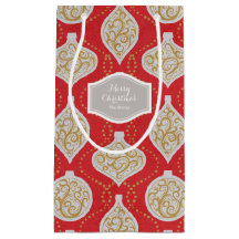 Gepersonaliseerd elegant kerstsierpatroon