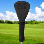 Gepersonaliseerd Elegant Monogram en Naam Golfheadcover
