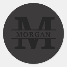 Gepersonaliseerd Elegant Monogram en Naam