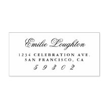 Gepersonaliseerd Elegant Naam Script Retouradres