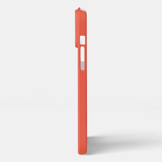 Gepersonaliseerd Elegant Sinaasappel Monogram en N iPhone Hoesje (Linkerkant)