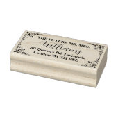 Gepersonaliseerd Elegant Trouwen Verloving cadeau Rubberstempel (Stempel)