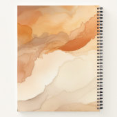 Gepersonaliseerd Elegant Waterverf Sketchbook Notitieboek (Achterkant)