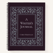 Gepersonaliseerd Elegant Writend Notitieboek voor  (Voorkant)
