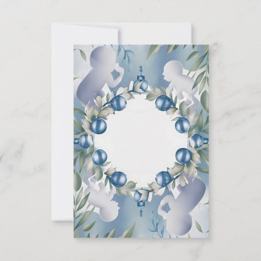 [Gepersonaliseerd] Elegante Baby Boy Douche uitnod Kaart (Achterkant)