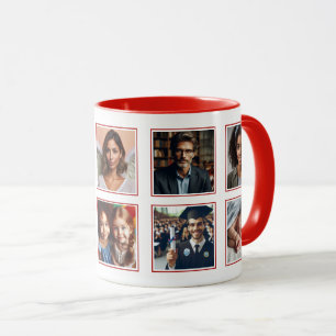 Gepersonaliseerd Elegante Familie Vriend Foto Coll Mok