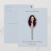 Gepersonaliseerd Elegante Inspirerend foto handspi Briefkaart (Voorkant / Achterkant)