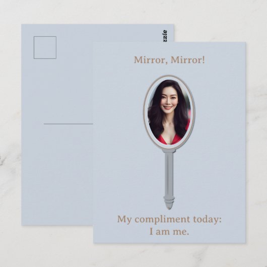 Gepersonaliseerd Elegante Inspirerend foto handspi Briefkaart (Voorkant / Achterkant)