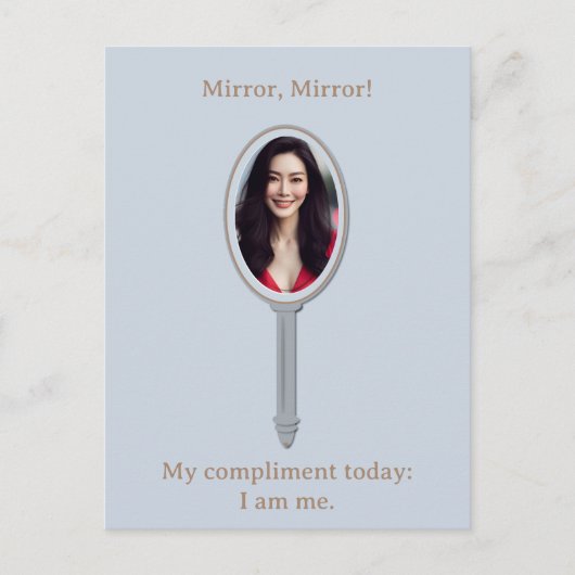 Gepersonaliseerd Elegante Inspirerend foto handspi Briefkaart (Voorkant)