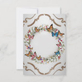 [Gepersonaliseerd] Elegante moderne tuinuitnodigin Kaart (Achterkant)