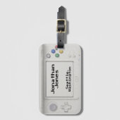 Gepersonaliseerd elektronisch handvat van de Oude Bagagelabel (Voorkant (verticaal))