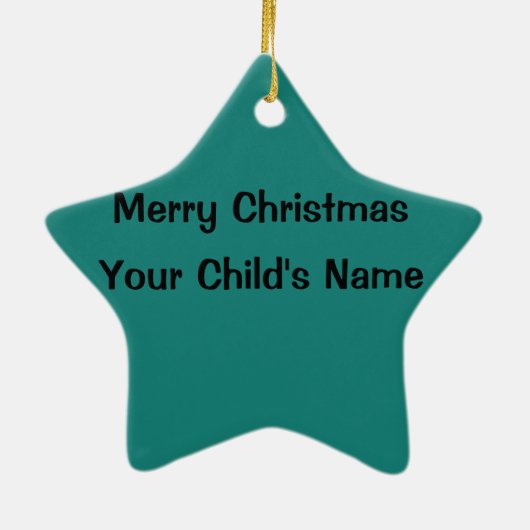 Gepersonaliseerd Elephant Ornament (Achterkant)