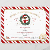 Gepersonaliseerd Elf Adoption Certificaat (Voorkant)