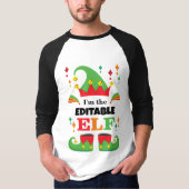 Gepersonaliseerd Elf-Shirt: aangepast kerstcadeau! T-shirt (Voorkant)