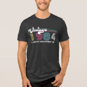 Gepersonaliseerd Elke leeftijd  foto Verjaardag Co Tri-Blend Shirt (Voorkant)