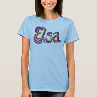 Gepersonaliseerd Elsa T-shirt
