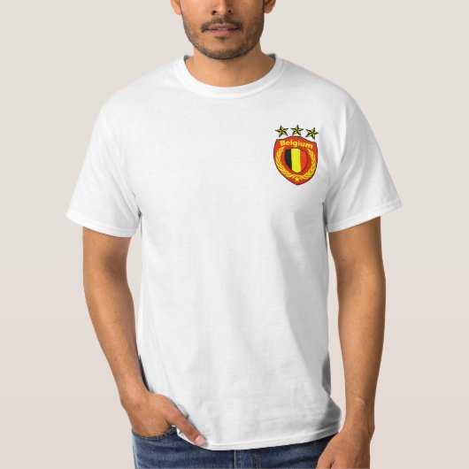 Gepersonaliseerd en aangepast België Sport Jersey  T-shirt (Voorkant)