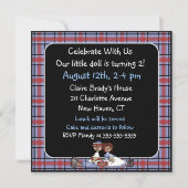 Gepersonaliseerd en Andy Invitation Kaart (Achterkant)