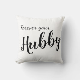 Gepersonaliseerd en gedateerd Net Getrouwd Kussen