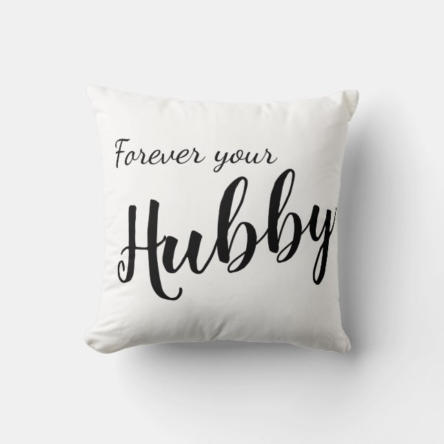 Gepersonaliseerd en gedateerd Net Getrouwd Kussen (Voorkant)