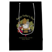 Gepersonaliseerd en persoonlijke handyman Garden G Medium Cadeauzakje (Achterkant)