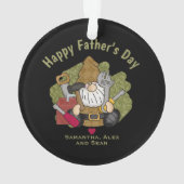 Gepersonaliseerd en persoonlijke handyman Garden G Ornament (achterkant)