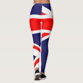 Gepersonaliseerd Engeland Britse vlag Leggings (Achterkant)