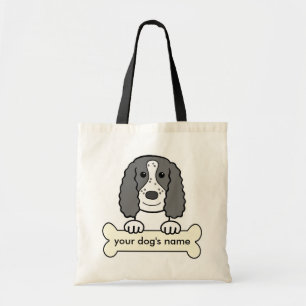 Gepersonaliseerd Engels Cocker Spaniel Tote Bag